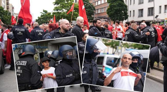 Alman polisi bazı Türk taraftarları gözaltına aldı